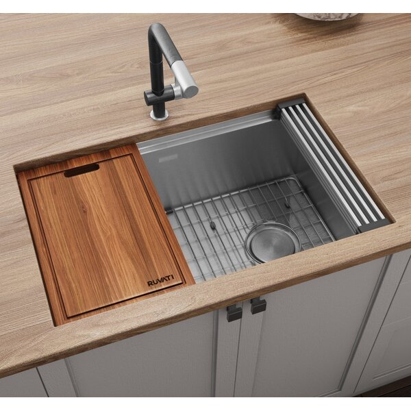 RVH8570 27'' Undermount Single Bowl Stainless Steel Kitchen Sink