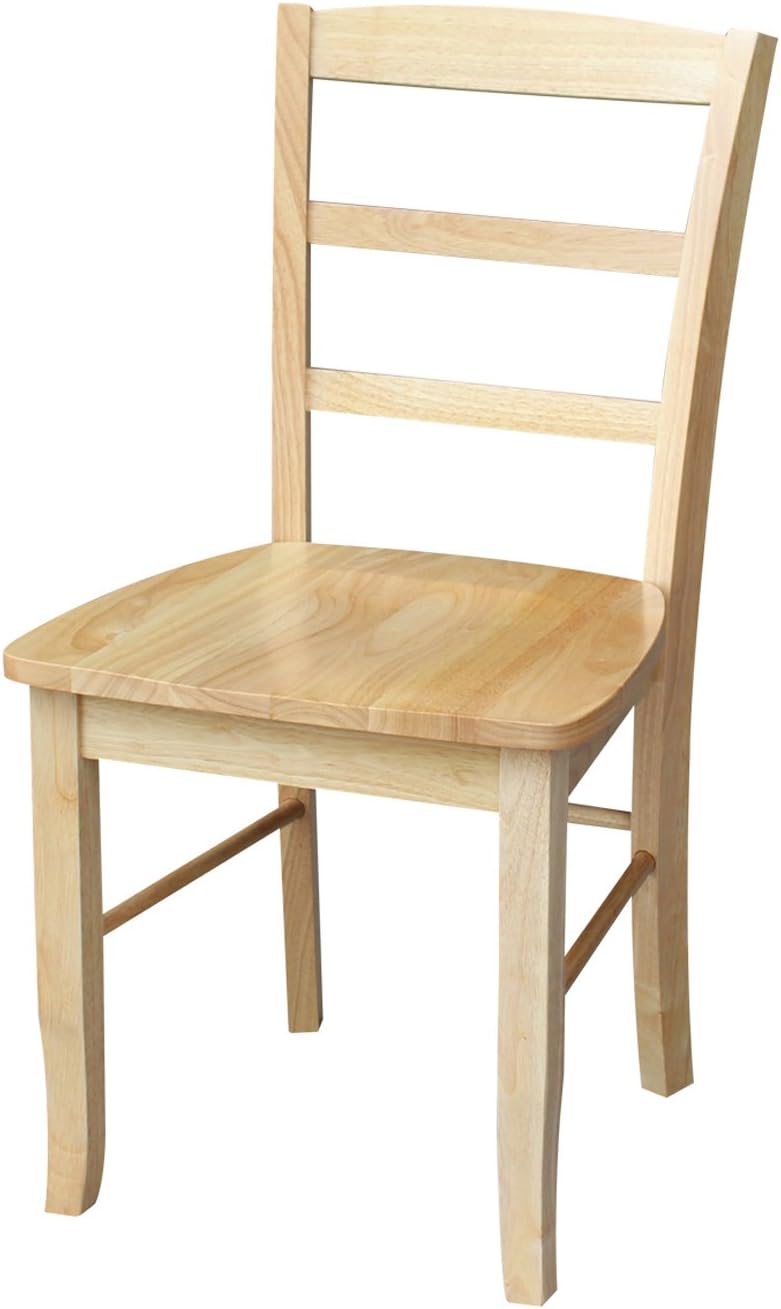 Pair of Madrid Ladder Back Chairs, Natural