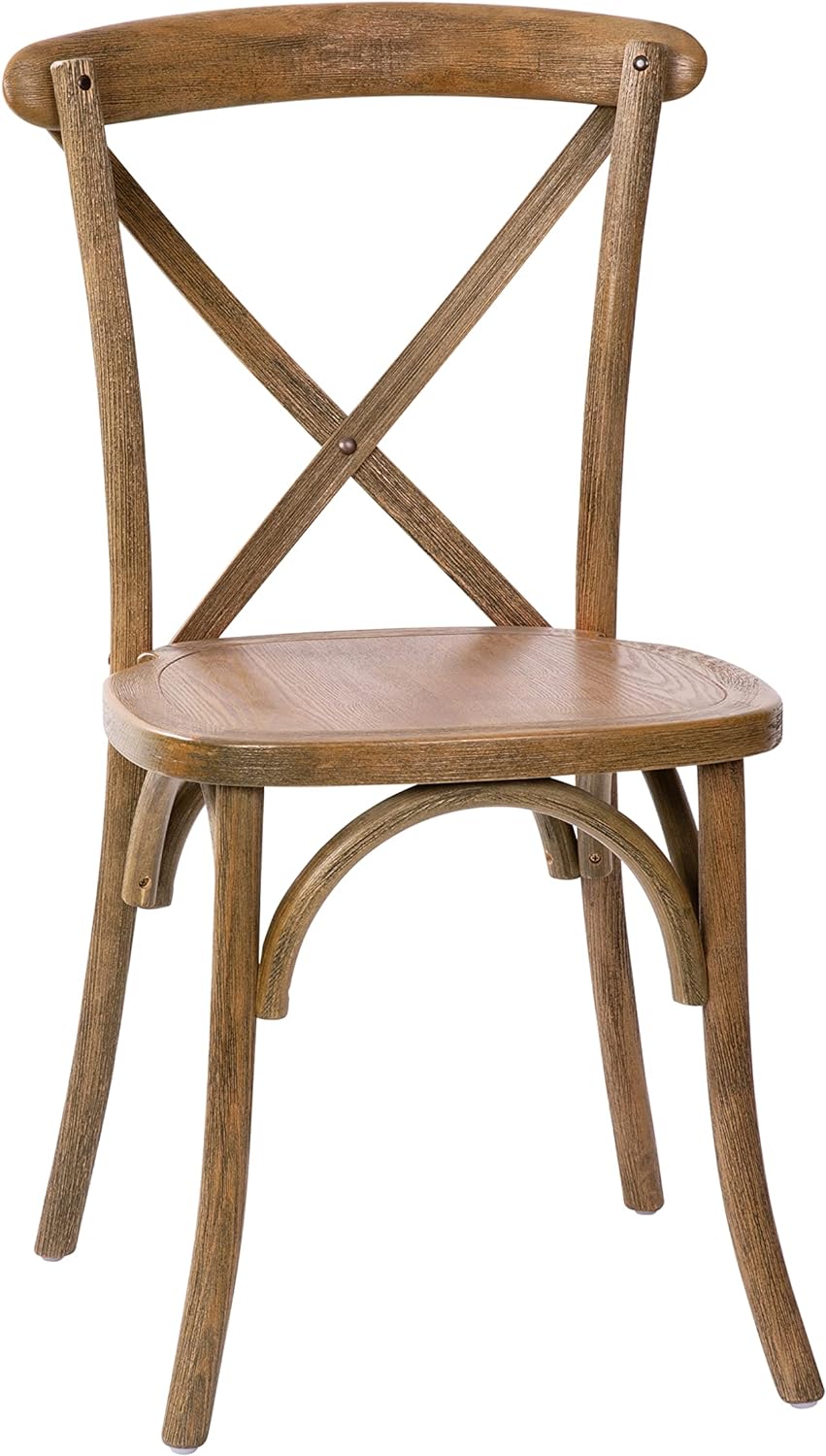Advantage X-Back Dining Chair - Dark Natural, (Set of 2)