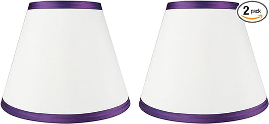Urbanestliving Set of 2 Coolie Hardback Lampshades