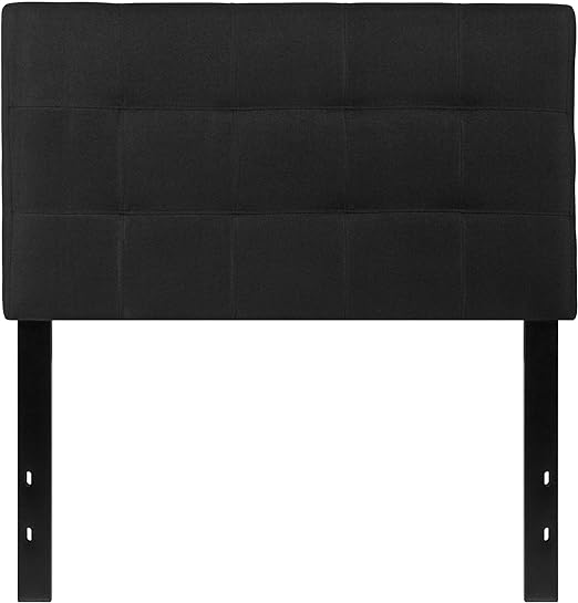 Bedford Tufted Upholstered Headboard - Twin, Black