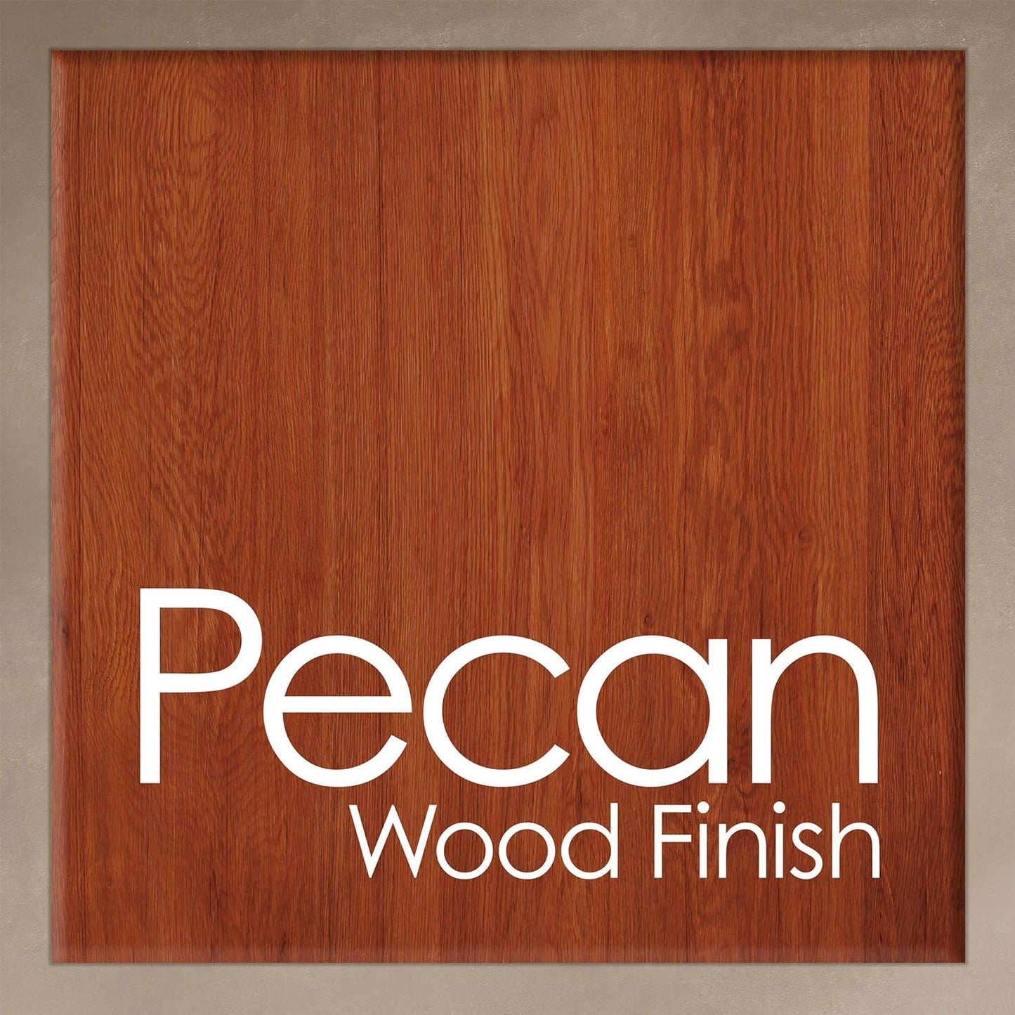 4 tier Wood Folding Corner Display Shelf-Pecan