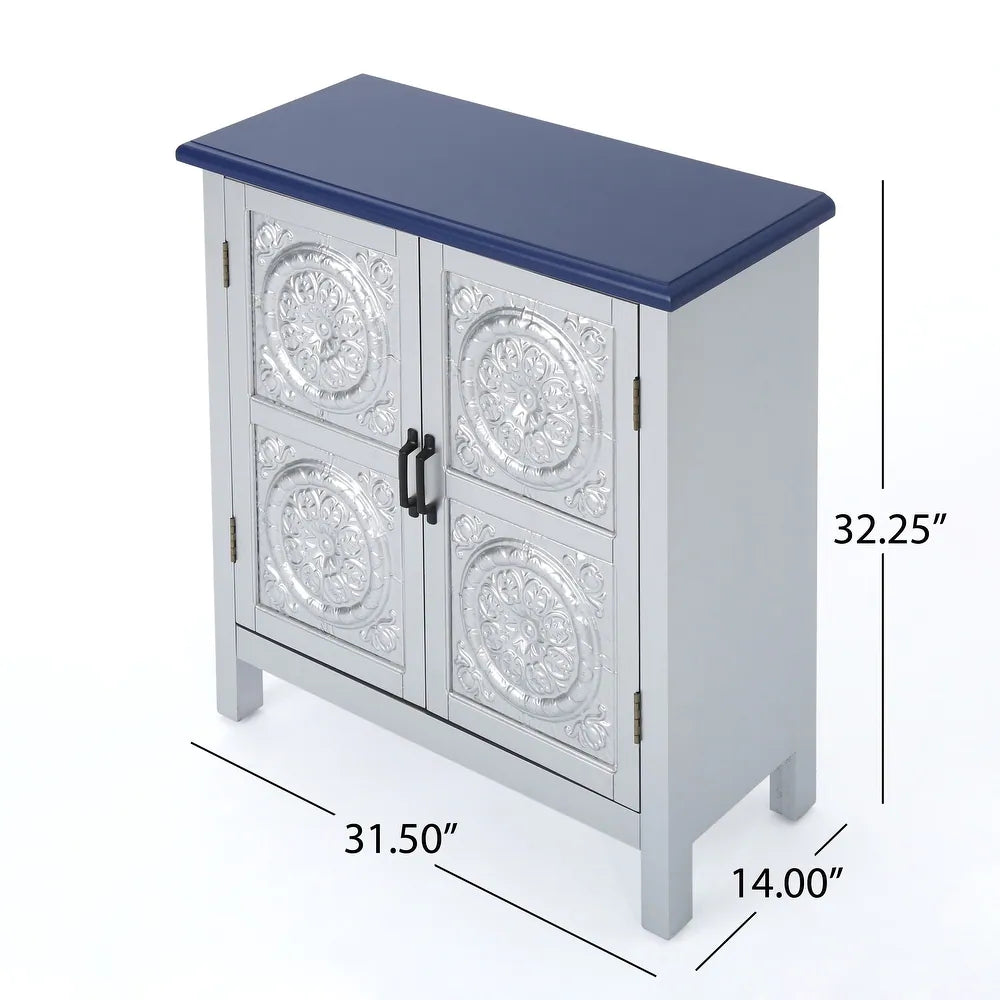 Alana Farmhouse Distressed Fir Cabinet