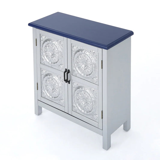 Alana Farmhouse Distressed Fir Cabinet