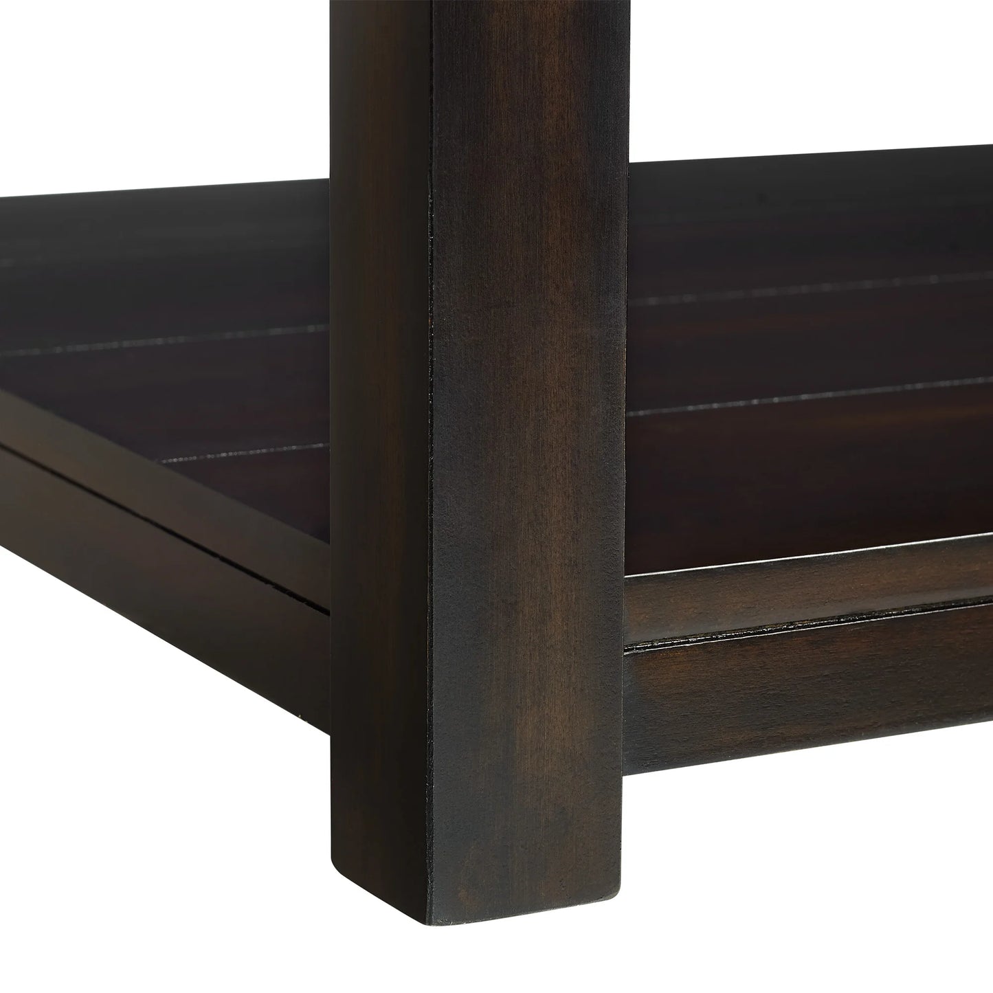 Claiborne Coffee Table - Light Tan/Espresso