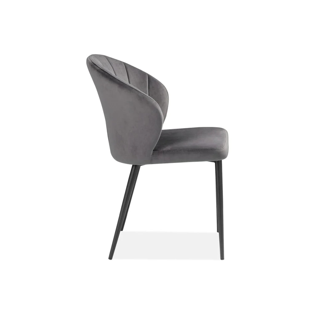 Mags Dining Chair - Set of 2, Gray