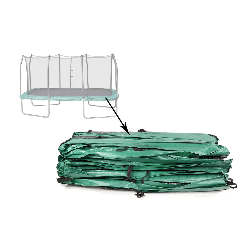 Rectangle Replacement Spring Pad Skywalker Trampolines 14' - Green