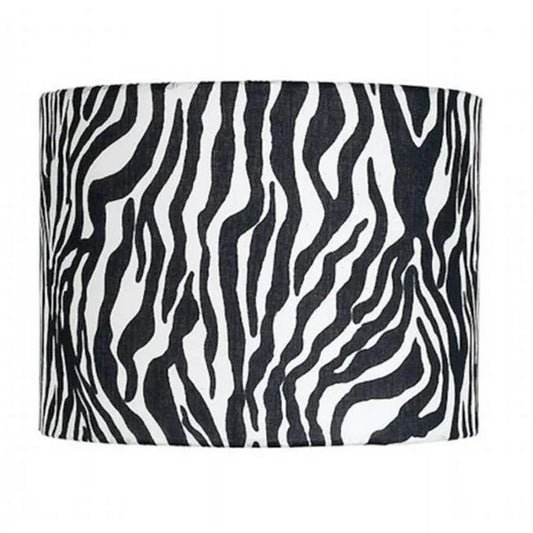 13" Drum Lamp Shade by Jubilee-Zebra