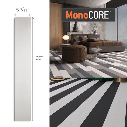 Lucida Interlocking Flooring Solid Color Look Planks 13 Sq. Feet.