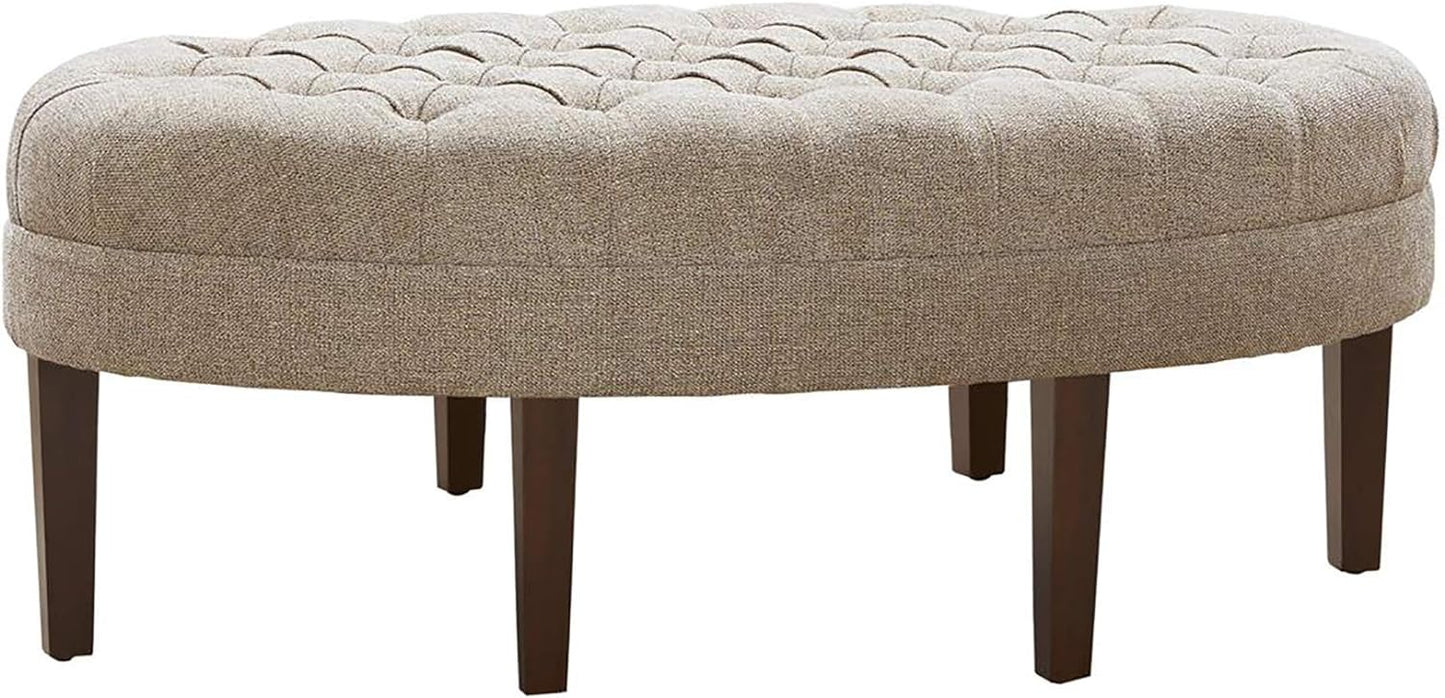 Madison Park Chase Surfboard Tufted Ottoman