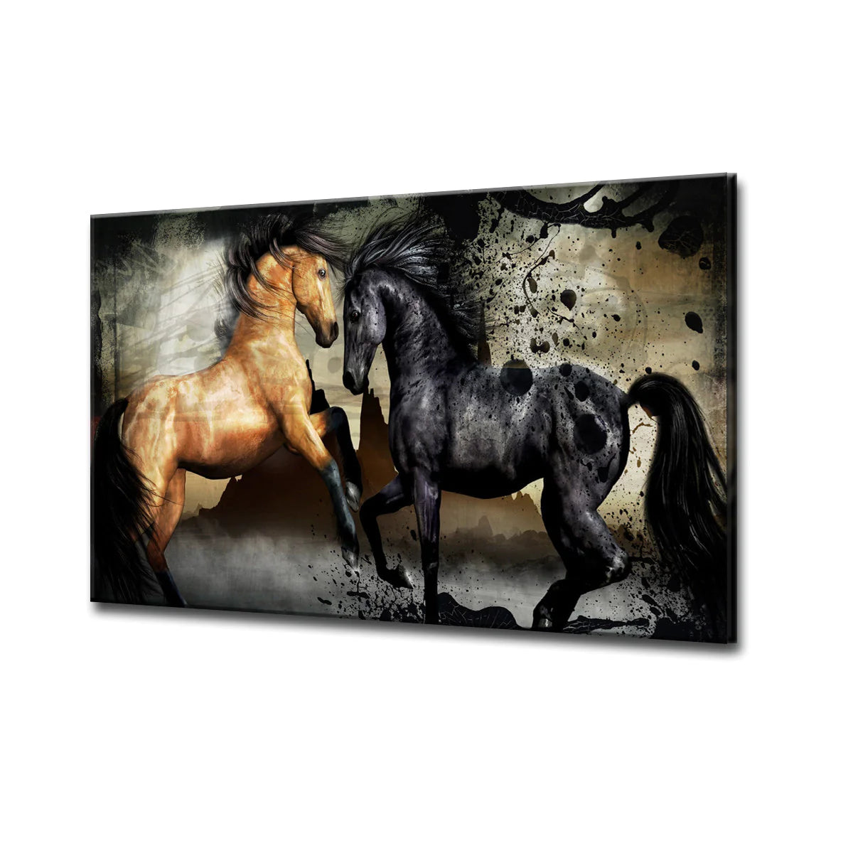 Equestrian Saddle Ink, 5 Piece Wall Art, 30"