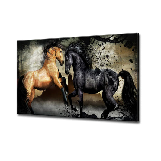Equestrian Saddle Ink, 5 Piece Wall Art, 30"