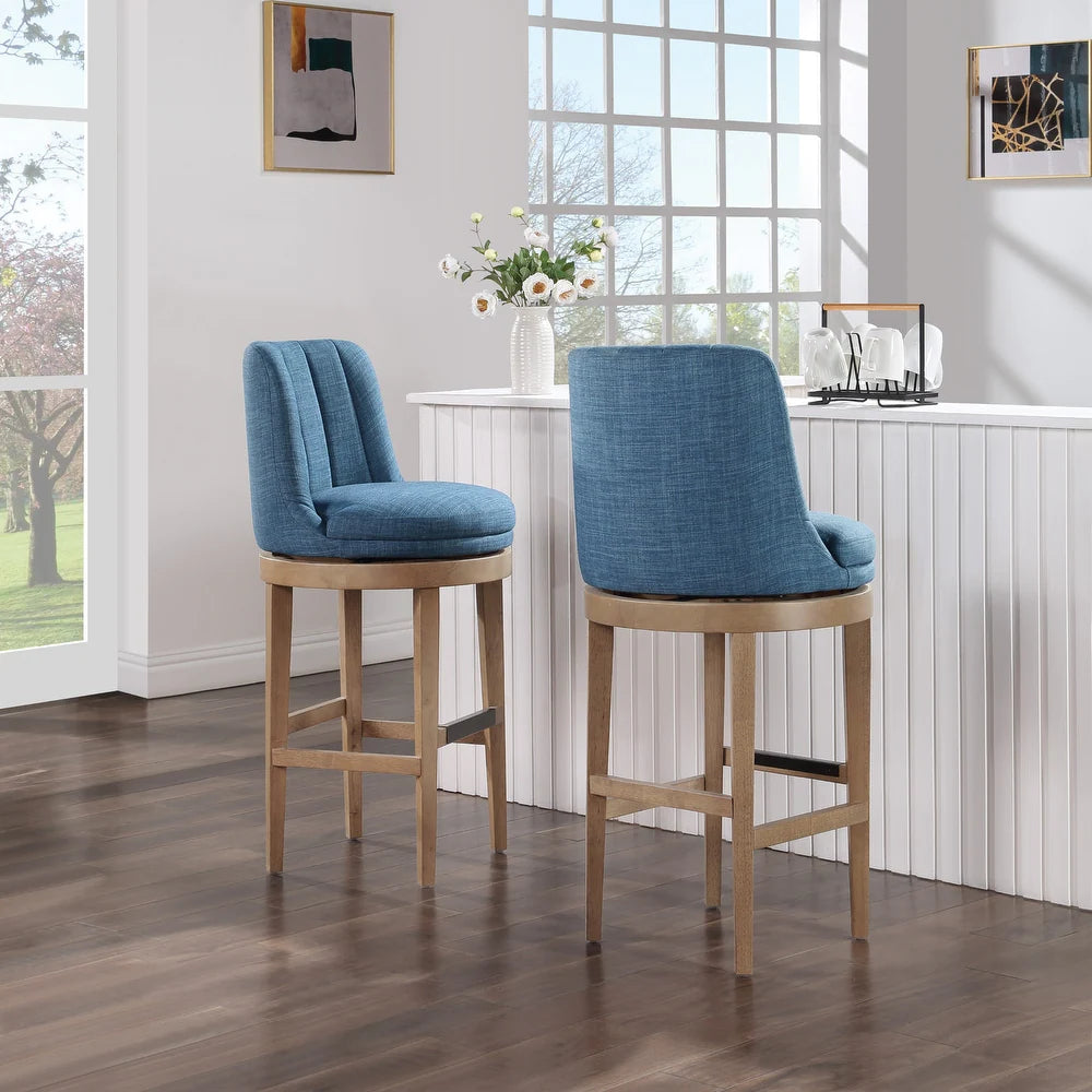 Rowan Swivel Barstool, (Set of 2)
