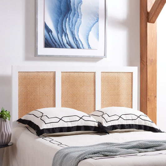 SAFAVIEH Vienna Cane Headboard - White - Full