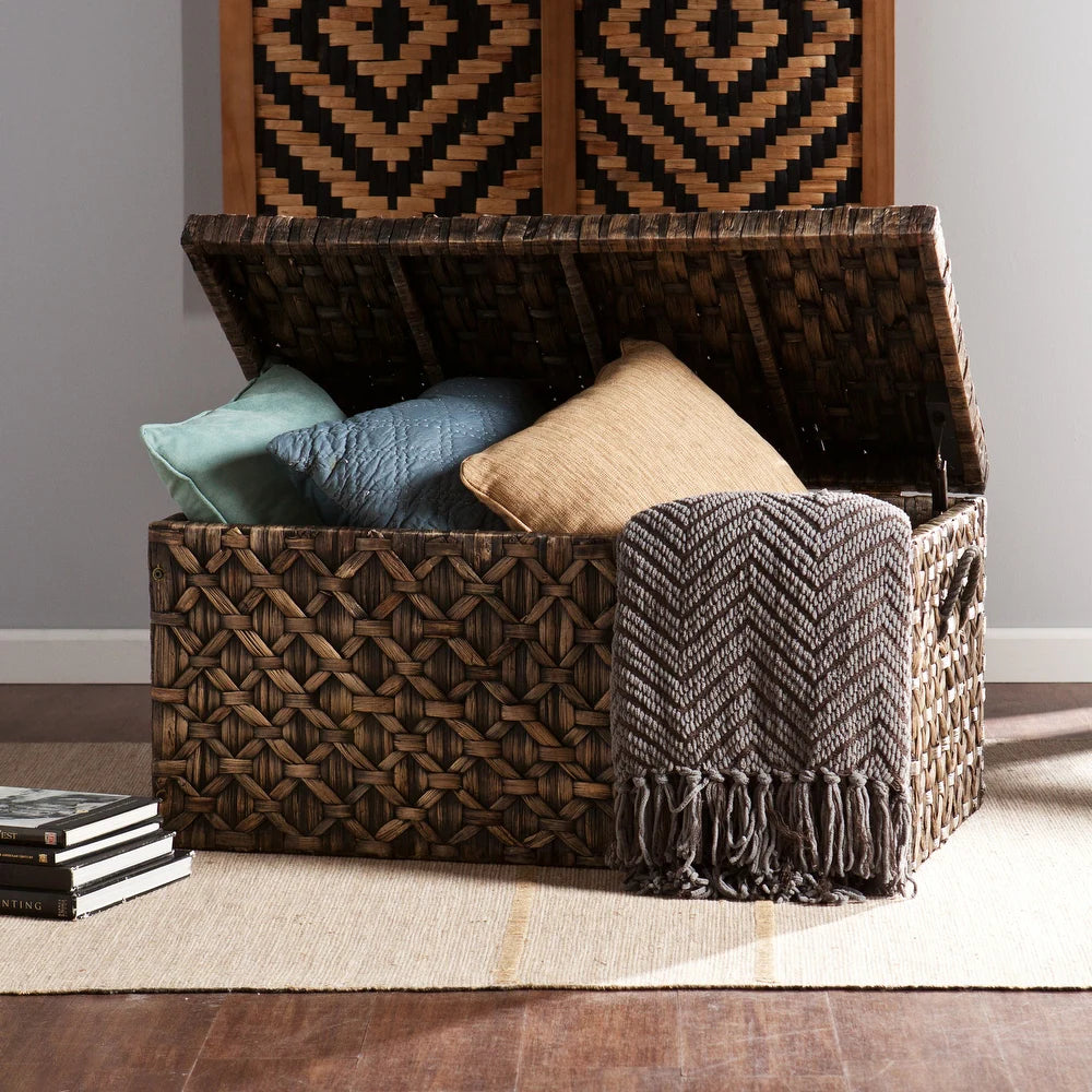 SEI Furniture Terraza Wicker Storage Trunk