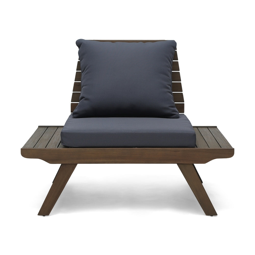 Sedona Outdoor Acacia Wood Chair by Christopher Knight Home