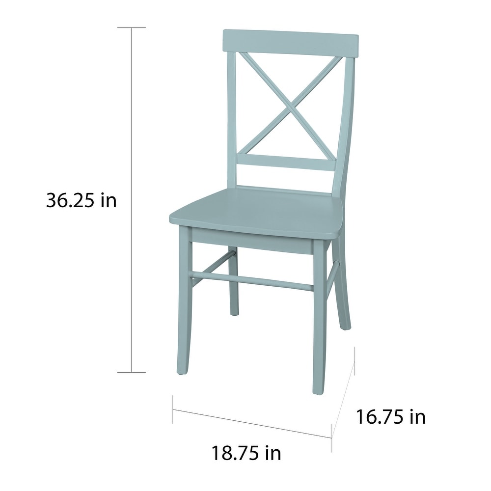 Simple Living Albury Dining Chairs (SET OF 2)- Mint Green