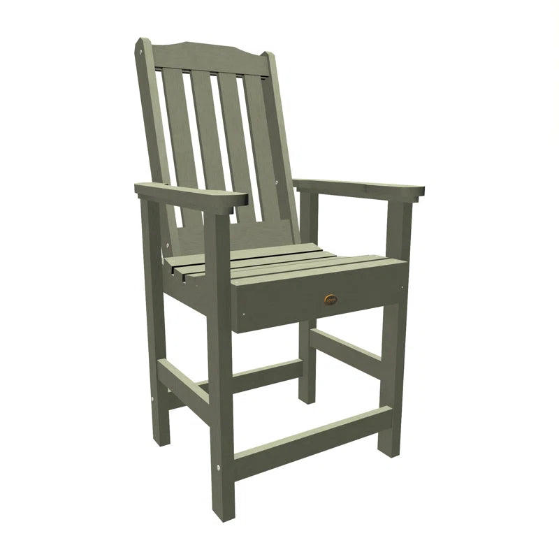 Swing Springville Counter Dining Arm Chair, Eucalyptus