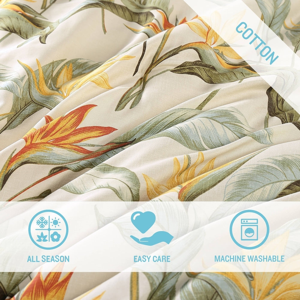 Tommy Bahama Birds of Paradise 4-piece Comforter Set- KING