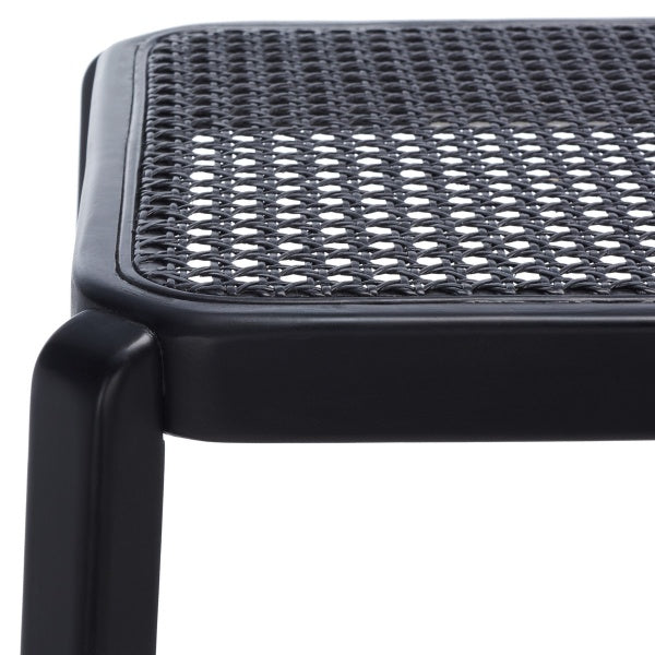SAFAVIEH Silus Backless Cane Bar Stool - 18" W x 18" D x 30" H (set of 2)