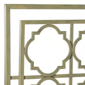 Silva Metal Headboard - Full, French Silver