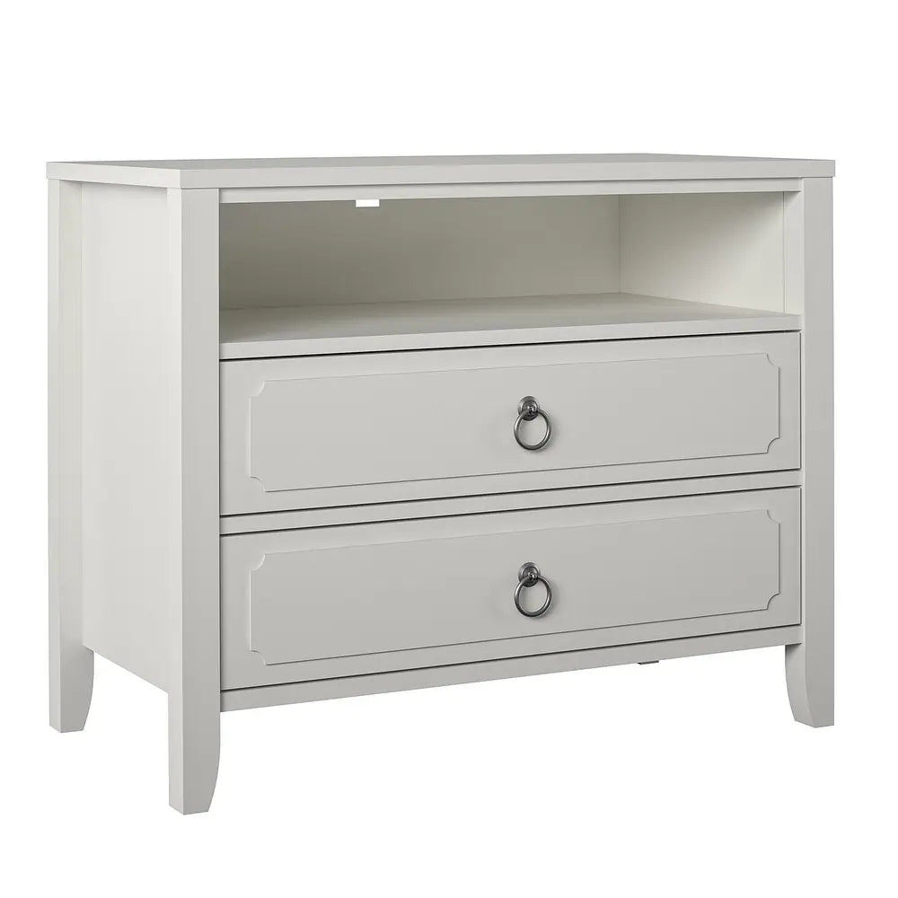 Novogratz Her Majesty 2 Drawer Nightstand
