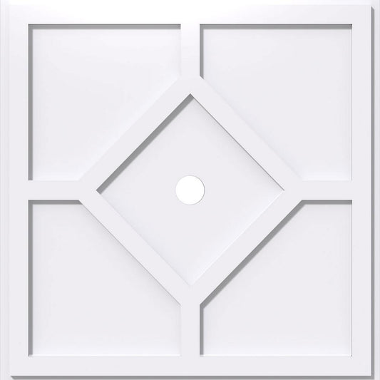 Embry Architectural Grade PVC Contemporary Ceiling Medallion