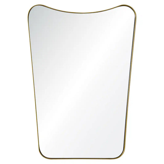 Carson Carrington Ugglebo Framed Rectangular Wall Mirror-Gold