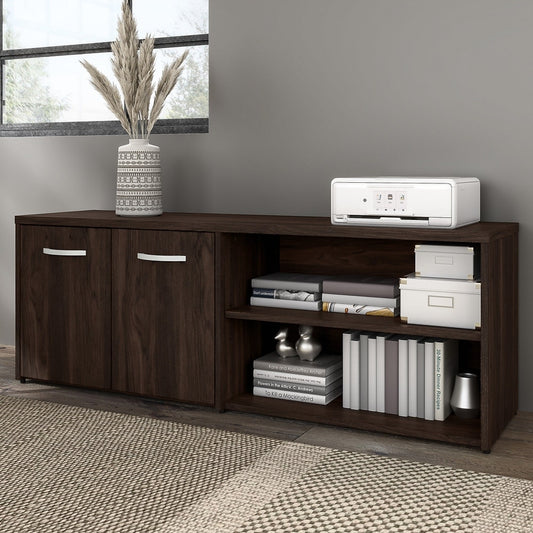 Hybrid Low Storage Cabinet with Doors by Bush Business Furniture