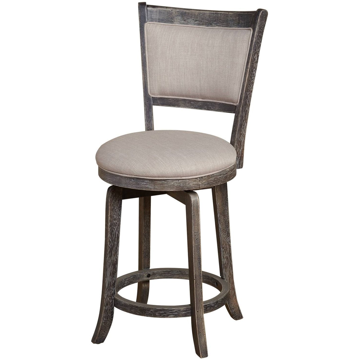 Simple Living French Country 24-inch Counter Height Swivel Bar Stool (set of 2)