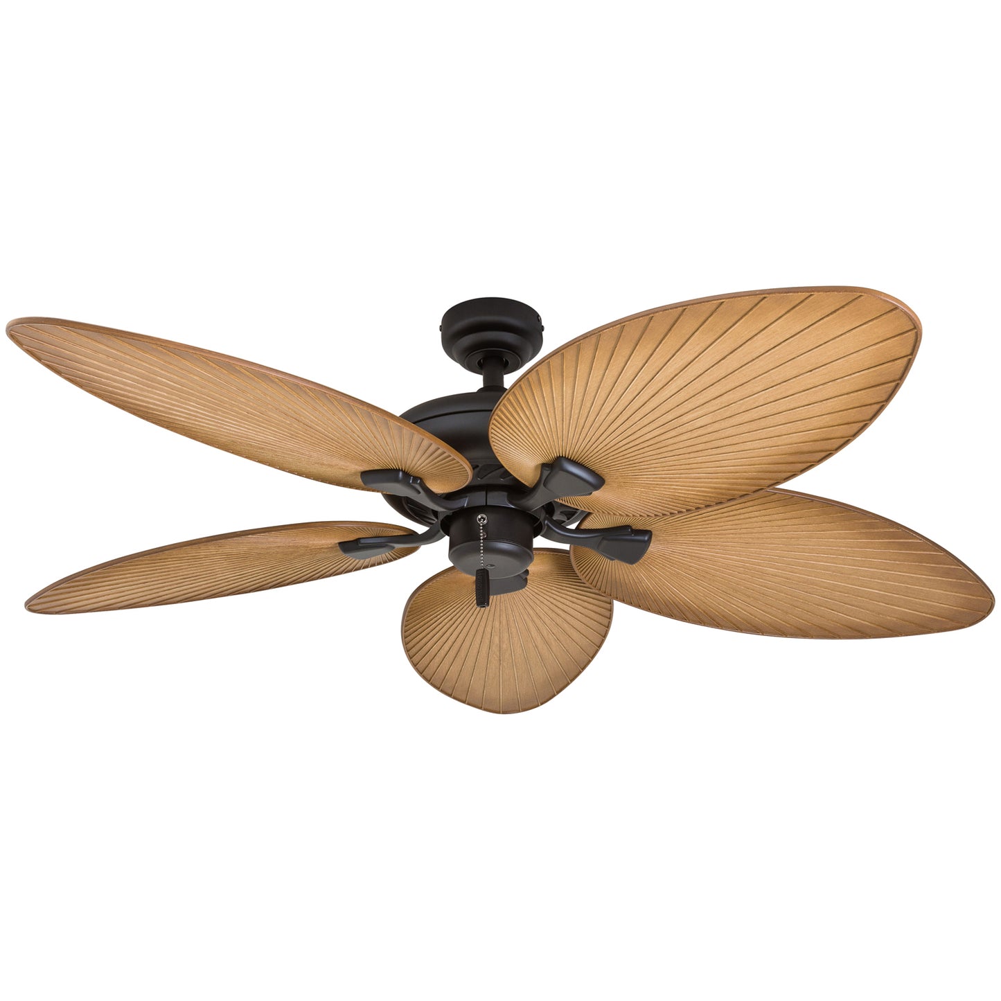 Honeywell Palm Valley Bronze Tropical Ceiling Fan with Palm Leaf Blades - 52-inch